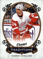 2015-16 Upper Deck Champ's Traditions #T12 Chris Chelios Last To Put On Jersey